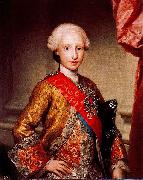 Portrait of Infante Antonio Pascual of Spain Anton Raphael Mengs